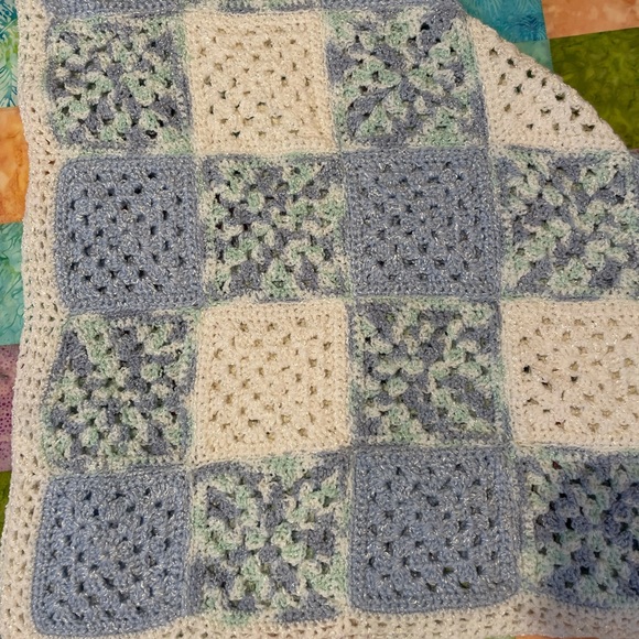 Handmade Crochet Blanket - Picture 1 of 4